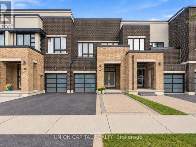 40 DARIOLE DRIVE Richmond Hill Ontario, L4E 0Z2 - 3 Bedrooms Home For Sale