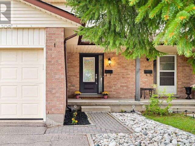 647 PINEROW CRESCENT Waterloo Ontario, N2T 2K5 - 3 Bedrooms Home For Sale