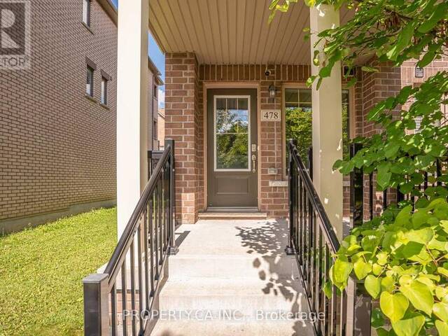 478 ARTHUR BONNER AVENUE Markham Ontario, L6B 1P6 - 3 Bedrooms Condo For Sale