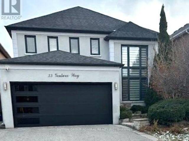 33 VENTURA WAY Vaughan Ontario, L4J 7T4 - 5 Bedrooms Home For Sale