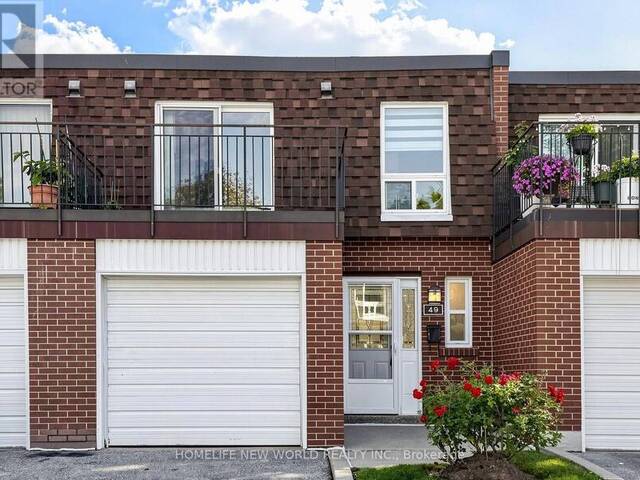 49 - 100 BRIDLETOWNE CIRCLE Toronto Ontario, M1W 2G8 - 3 Bedrooms Condo For Sale