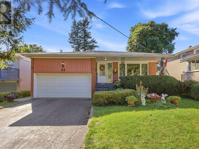23 BANSTOCK DRIVE Toronto Ontario, M2K 2H5 - 4 Bedrooms Home For Sale