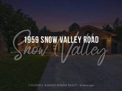 1959 SNOW VALLEY ROAD Springwater Ontario, L0L 1Y3