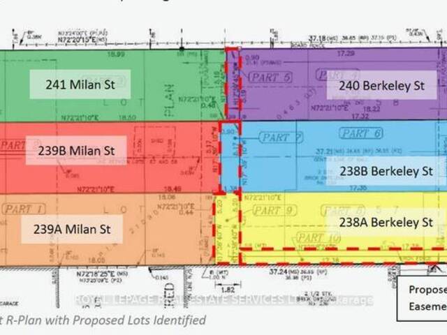 238-240 BERKELEY STREET Toronto Ontario, M5A 4C3 - Vacant Land For Sale