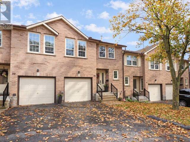 34 - 375 HOLIDAY INN DRIVE Cambridge Ontario, N3C 3P6 - 3 Bedrooms Condo For Sale