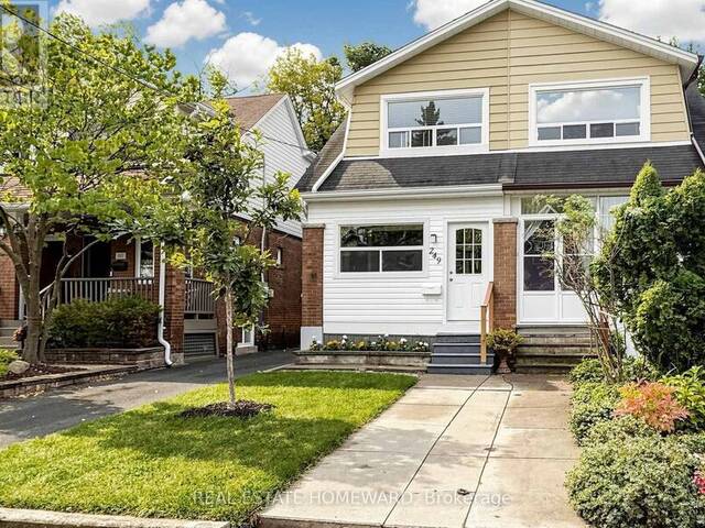 249 QUEENSDALE AVENUE Toronto Ontario, M4C 2B3 - 3 Bedrooms Home For Sale