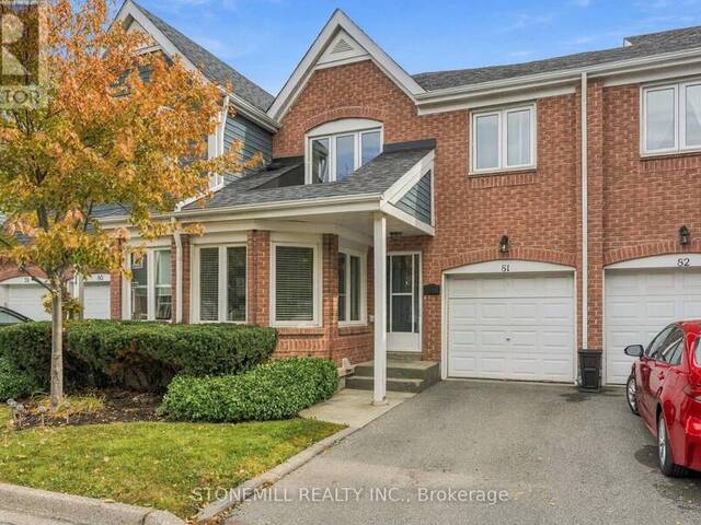 81 - 2155 SOUTH MILLWAY Mississauga Ontario, L5L 3S1 - 2 Bedrooms Condo For Sale