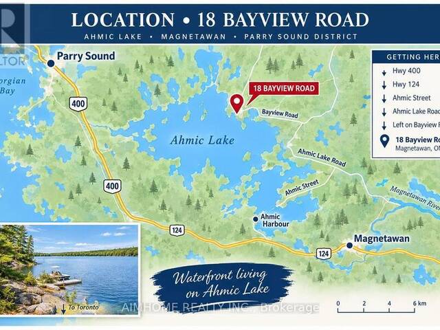 18 BAYVIEW ROAD S McKellar Ontario, P2A 0B4 - 3 Bedrooms Waterfront Home For sale