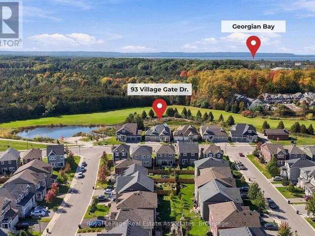 93 VILLAGE GATE DRIVE Wasaga Beach Ontario, L9Z 0J7 - 3 Bedrooms Home For Sale