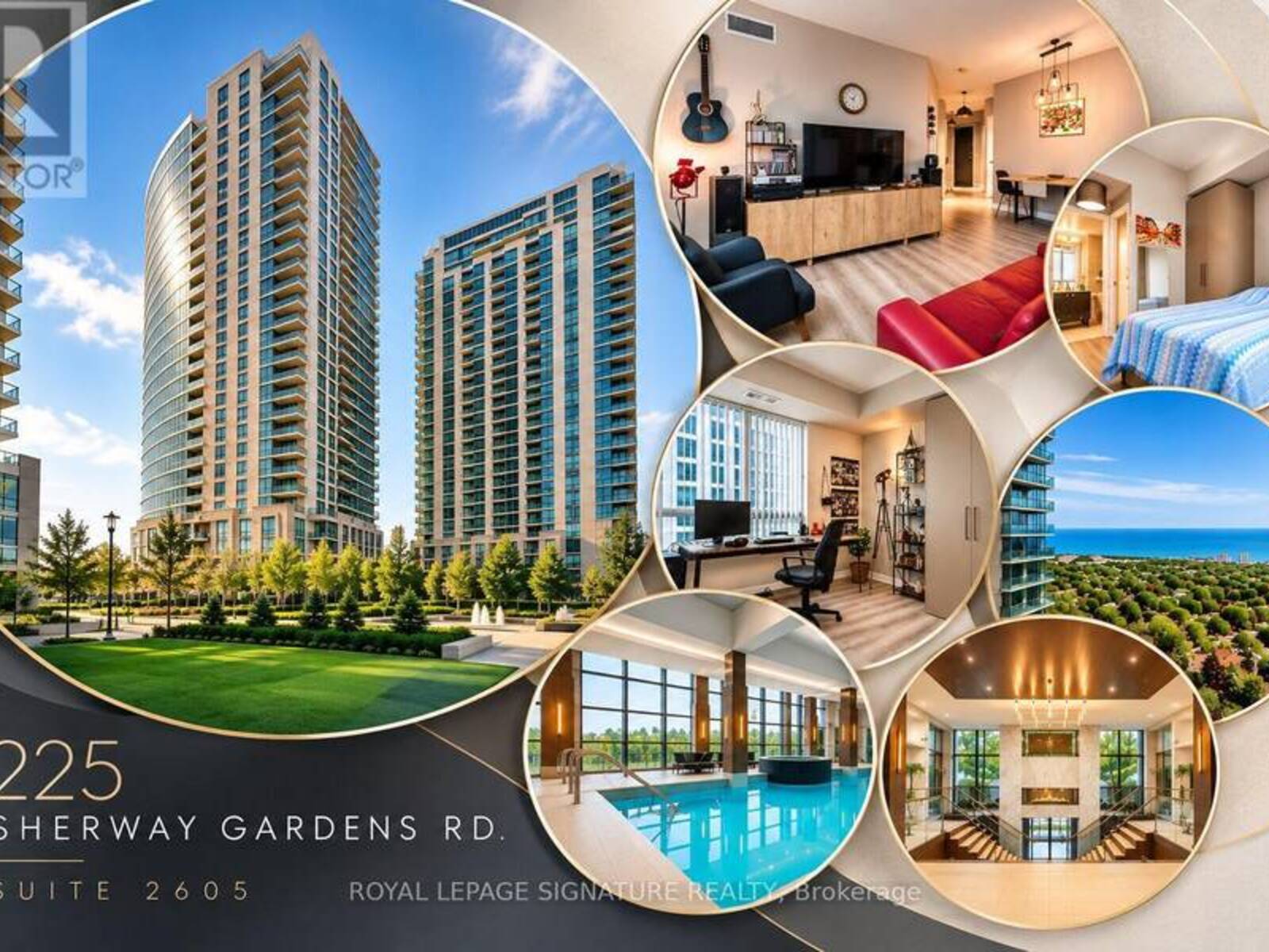2605 - 225 SHERWAY GARDENS ROAD, Toronto, Ontario M9C 0A3