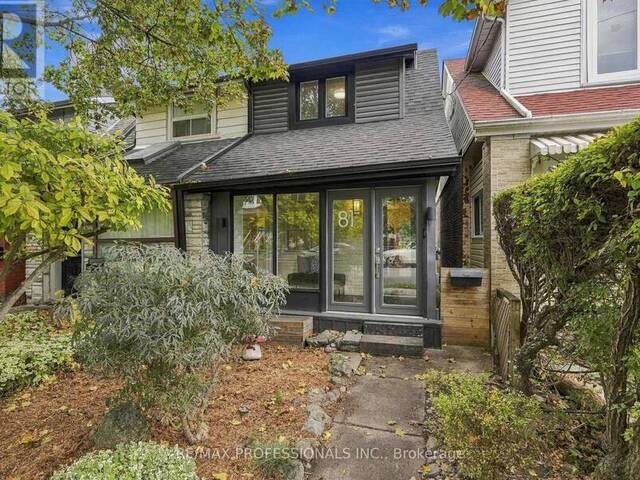 81 ALTON AVENUE Toronto Ontario, M4L 2M3 - 3 Bedrooms Home For Sale