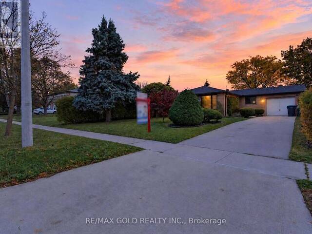 722 BALMORAL DRIVE Brampton Ontario, L6T 1X4 - 3 Bedrooms Home For Sale