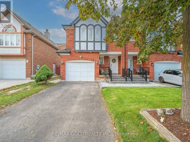 106 BIGHORN CRESCENT Brampton Ontario, L6R 1G2 - 3 Bedrooms Home For Sale