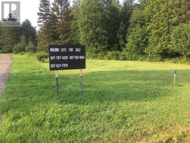 1372 JOHN STREET ROAD Thunder Bay Ontario, P7G 1B6 - Vacant Land For Sale