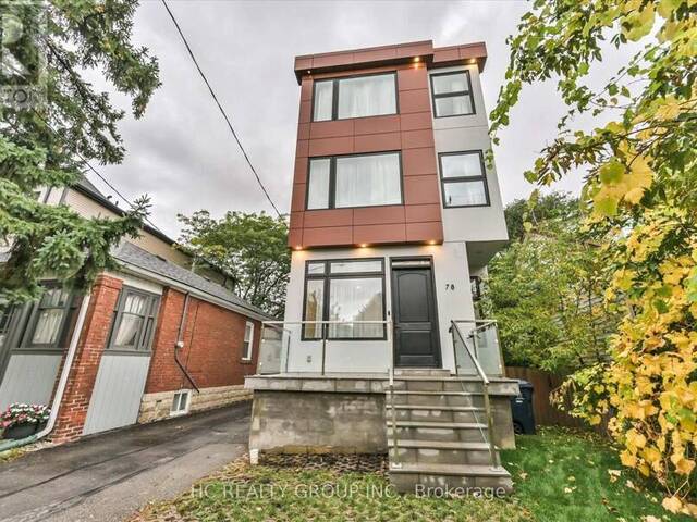 78 GREENDALE AVENUE Toronto Ontario, M6N 4P6 - 4 Bedrooms Home For Sale