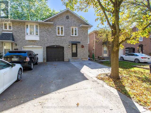 15 FOXGLOVE COURT Markham Ontario, L3R 3Y3 - 3 Bedrooms Home For Sale