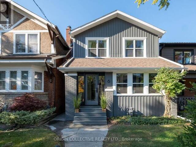 6 OAKDENE CRESCENT Toronto Ontario, M4J 4H9 - 3 Bedrooms Home For Sale
