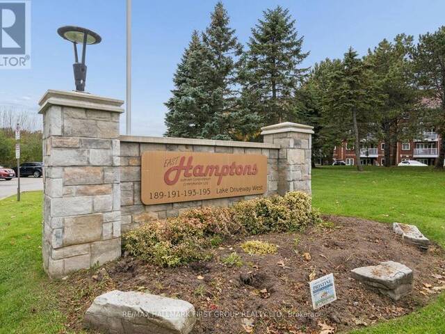 401 - 191 LAKE DRIVEWAY W Ajax Ontario, L1S 7H9 - 1 Bedroom Condo For Sale