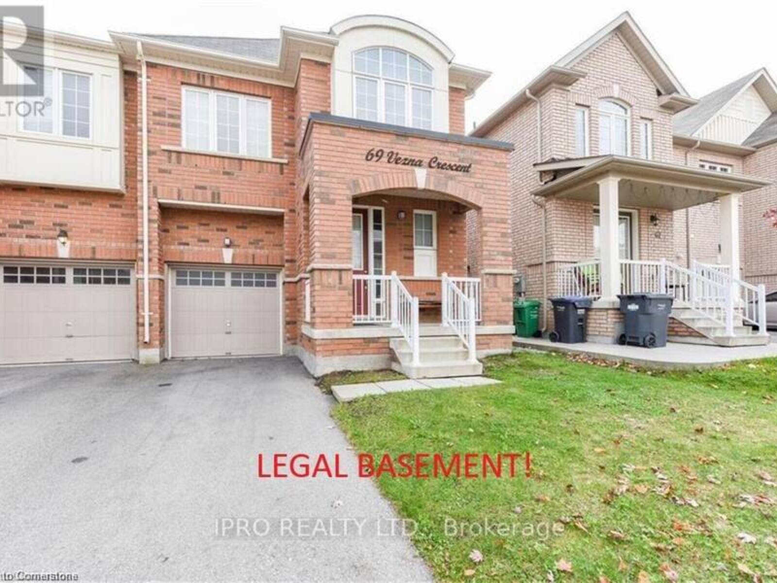 69 VEZNA Crescent, Brampton, Ontario L6X 5K4