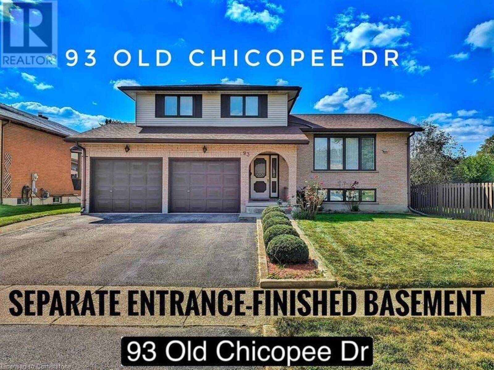 93 OLD CHICOPEE Drive, Kitchener, Ontario N2A 3R7