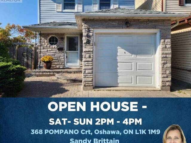 368 POMPANO COURT Oshawa Ontario, L1K 1M9