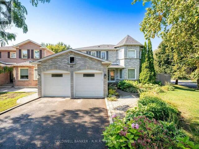 81 WILLOWBROOK DRIVE Whitby Ontario, L1R 2A8