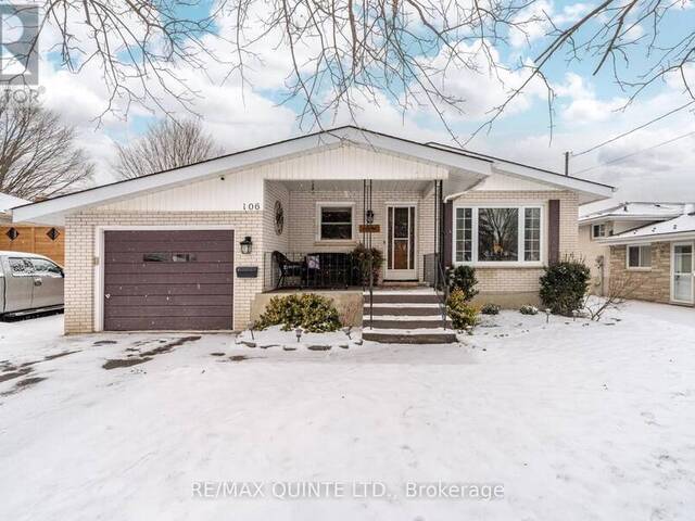 106 GLENDALE ROAD Belleville Ontario, K8P 4H6