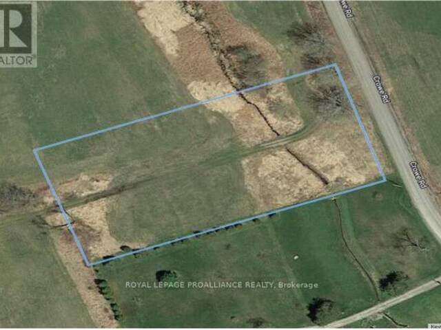 0 CROWE ROAD Quinte West Ontario, K0K 2C0 - Vacant Land For Sale