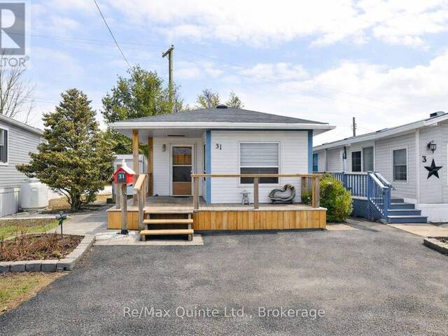 31 - 311 DUNDAS STREET E Quinte West Ontario, K8V 1M1 - 1 Bedroom Home For Sale