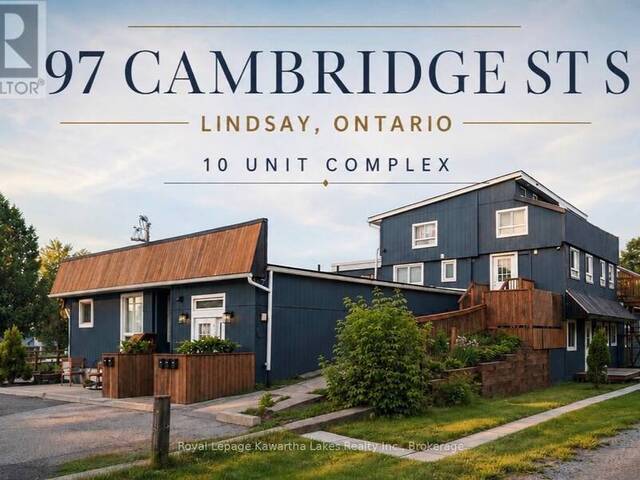 97 CAMBRIDGE STREET S Lindsay Ontario, K9V 3C6 - Multi-family Home For Sale