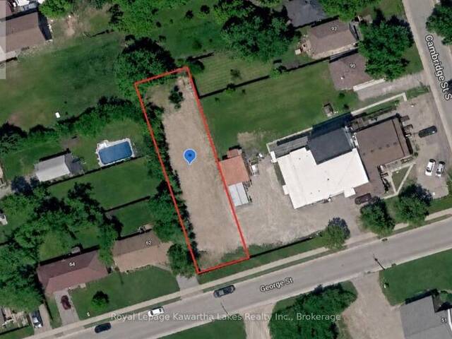 60 GEORGE STREET W Lindsay Ontario, K9V 5H9 - Vacant Land For Sale