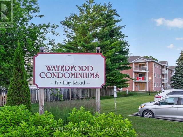 106 - 175 HAIG ROAD Belleville Ontario, K8N 5R7 - 2 Bedrooms Condo For Sale