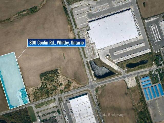 800 CONLIN ROAD Whitby Ontario, L1R 3K2 - Vacant Land For Sale