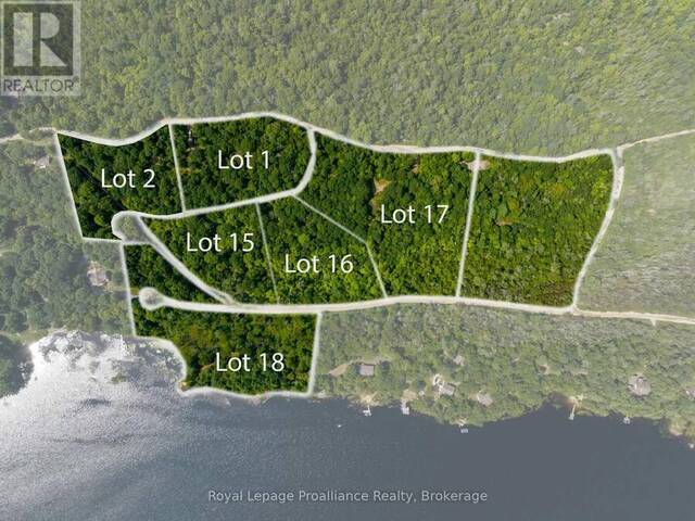 0 BEBRIS RD LOT 15 ROAD Arden Ontario, K0H 0B6 - Waterfront Land For Sale