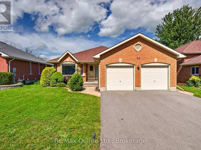 26 OAK RIDGE BOULEVARD Belleville Ontario, K8N 5W1 - 4 Bedrooms Home For Sale