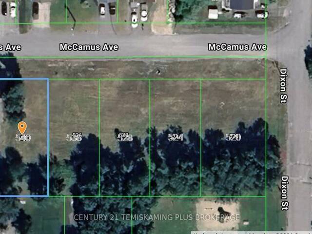 540 MCCAMUS AVENUE Temiskaming Shores Ontario, P0J 1P0 - Vacant Land For Sale