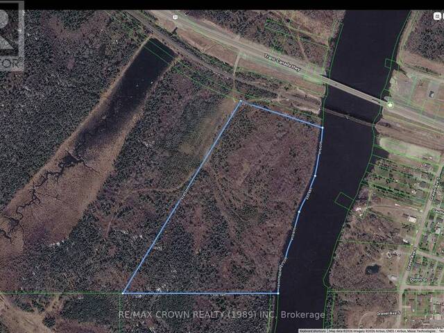 FAUQUIER - 26 LOT CON 11 HIGHWAY 11 Kapuskasing Ontario, P0L 1G0 - Waterfront Land For Sale