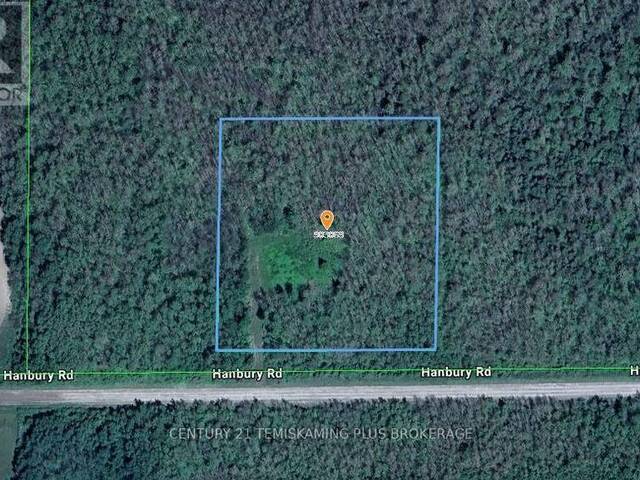 903069 HANBURY ROAD Temiskaming Shores Ontario, P0J 1P0 - Vacant Land For Sale