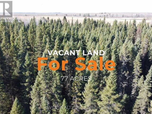 2062 NORTH ROAD Black River-Matheson Ontario, P0K 1N0 - Vacant Land For Sale