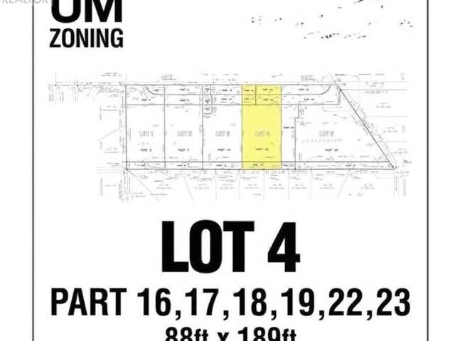 PTLT16-19+22-23 Wardrope AVE Thunder Bay Ontario, P7G 2C4