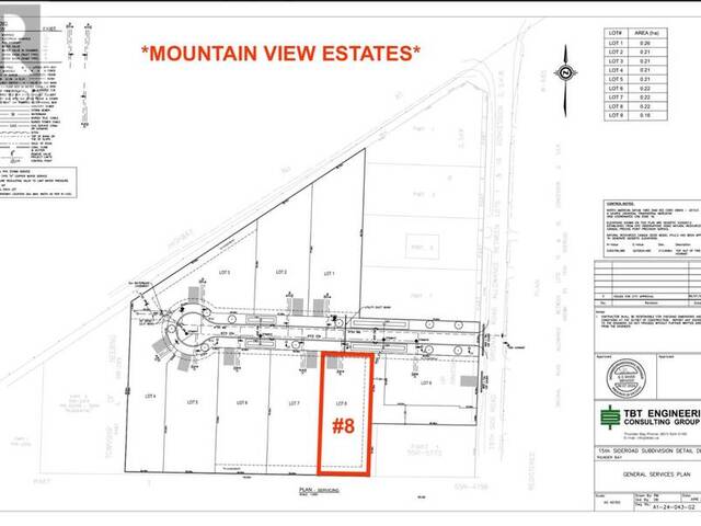 Lot #8 Mountain View Dr. Thunder Bay Ontario, P7J 1E2 - 3 Bedrooms Home For Sale