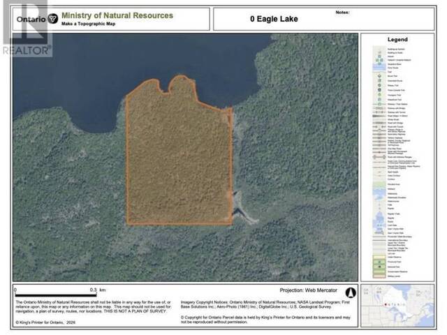 0 Eagle Lake Machin Ontario, P8N 1S0 - Waterfront Land For Sale