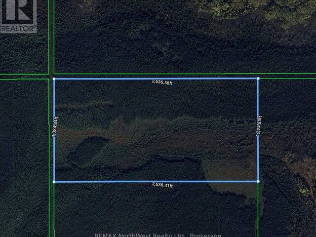 N 1/2 NW 1/4 LT 9 BOLEN ROAD S Morley Ontario, P0W 1N0 - Vacant Land For Sale