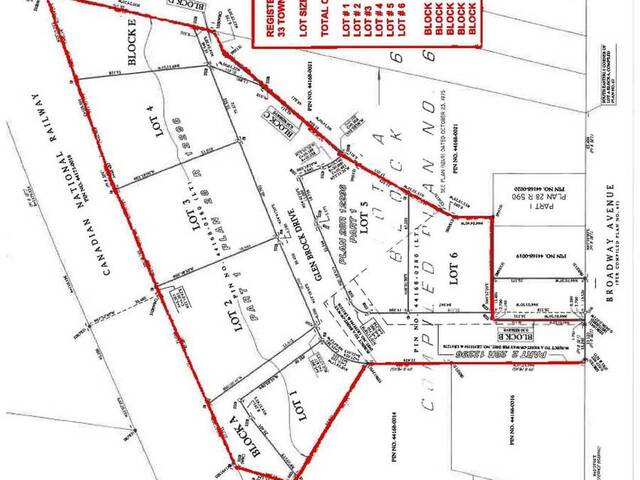 0 BROADWAY AVENUE Brockville Ontario, K6V 1V1 - Vacant Land For Sale
